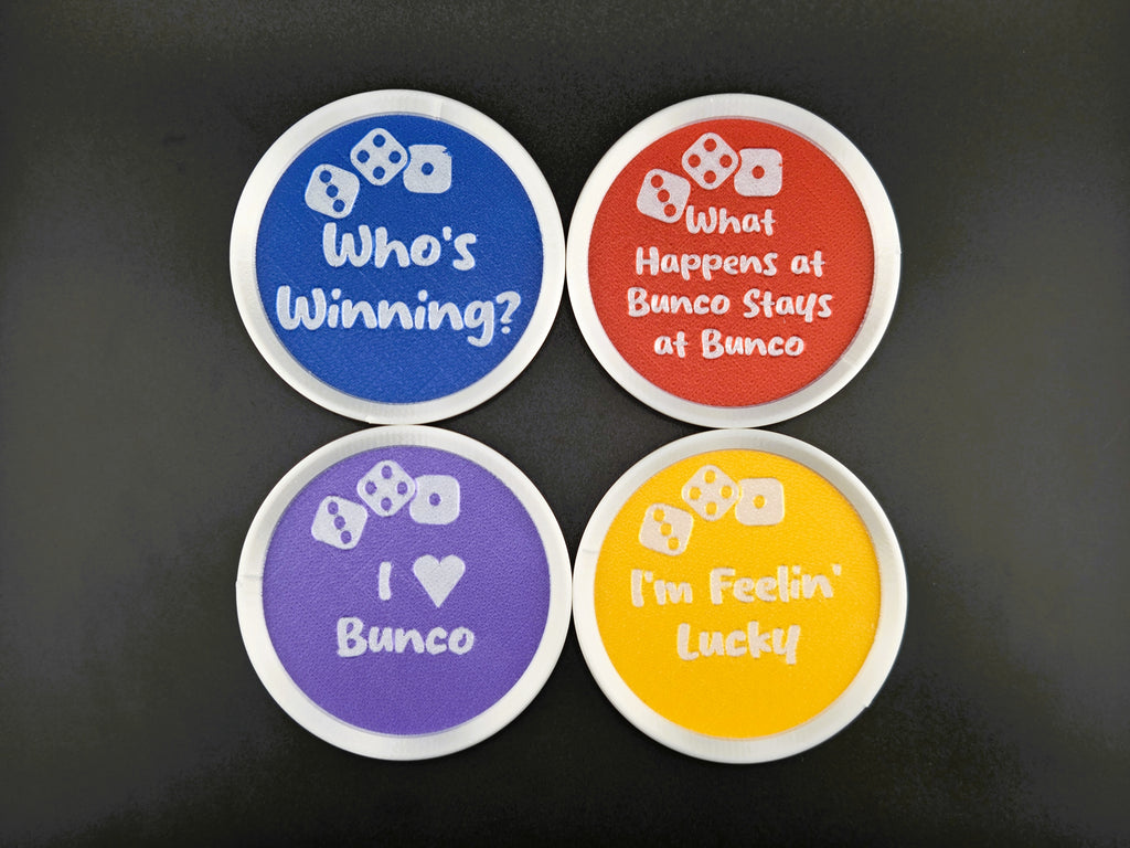 Bunco Coasters
