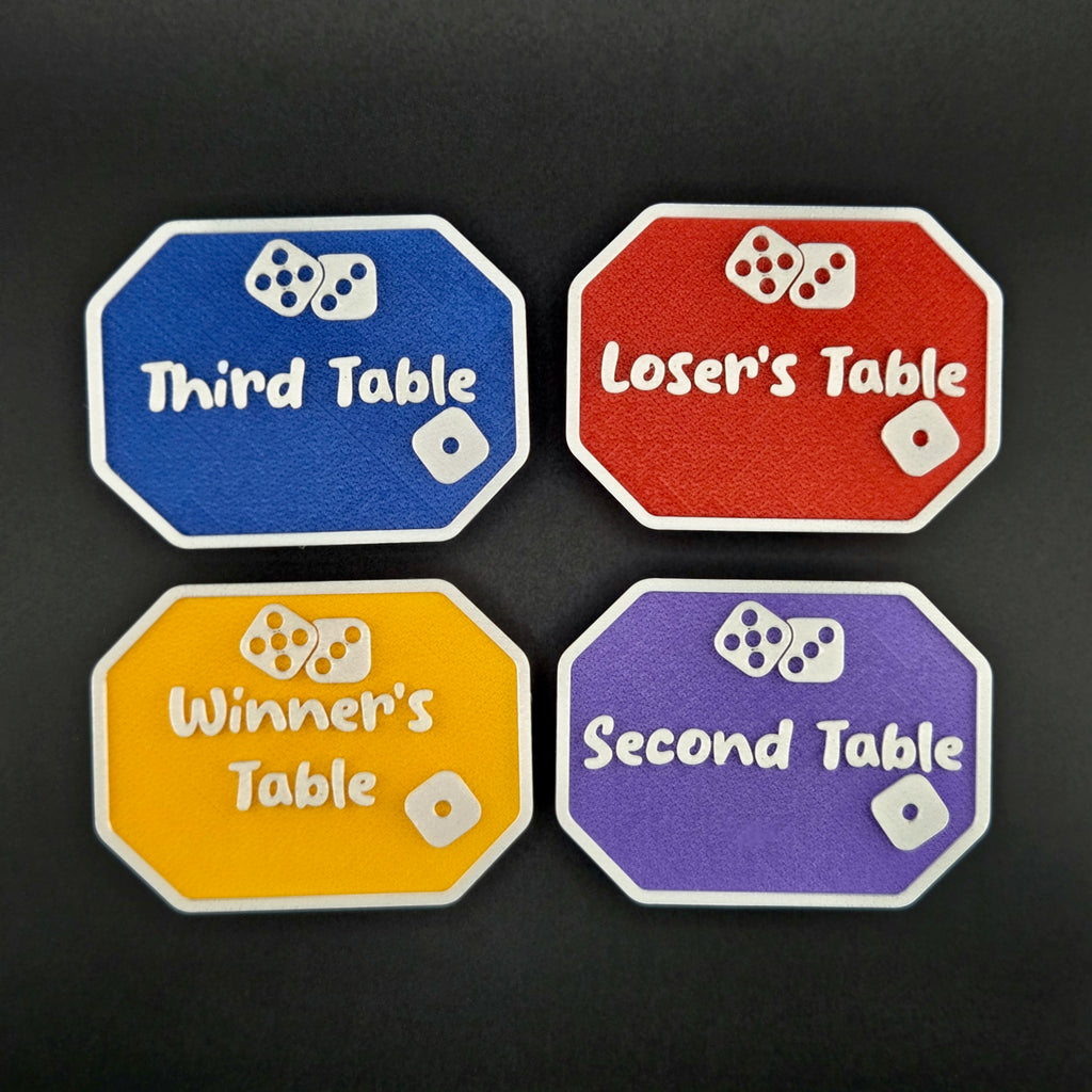 Bunco Table Markers