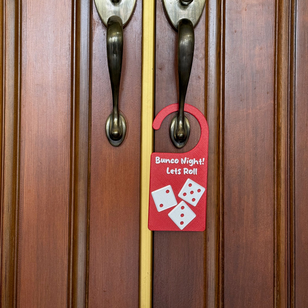 Bunco Welcome Door Sign