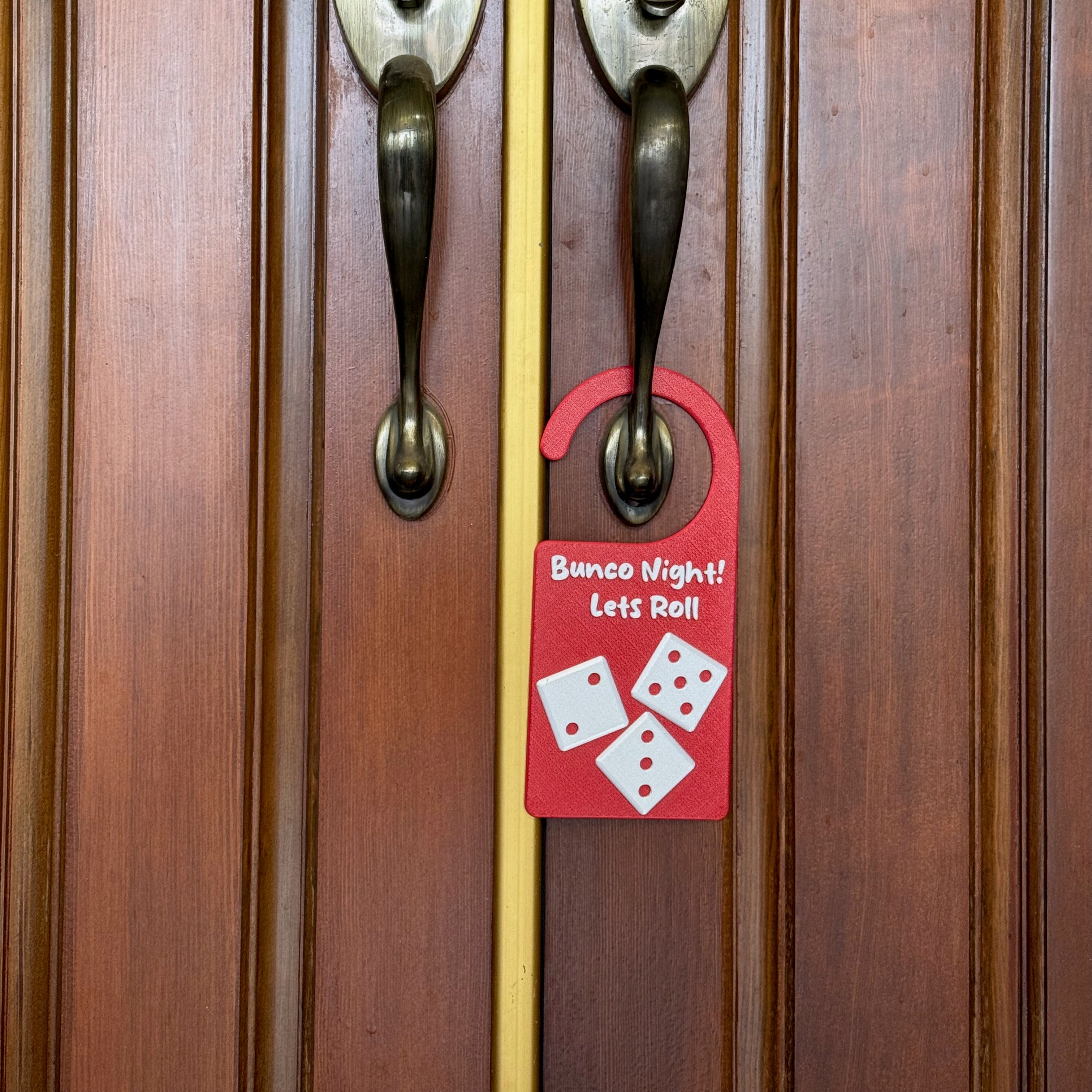 Bunco Welcome Door Sign